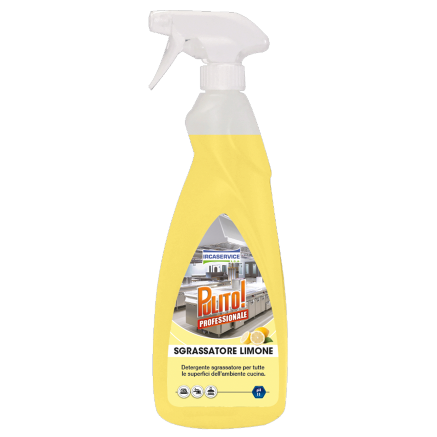 Засіб для чищення кухні Антижир Pulito SGRASSATORE ( СЖРАСАТОРЕ ) , 750 мл